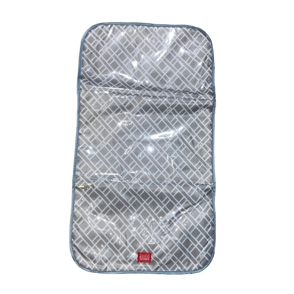 Gray laminated Baby Girl’s Size diaper changing pad